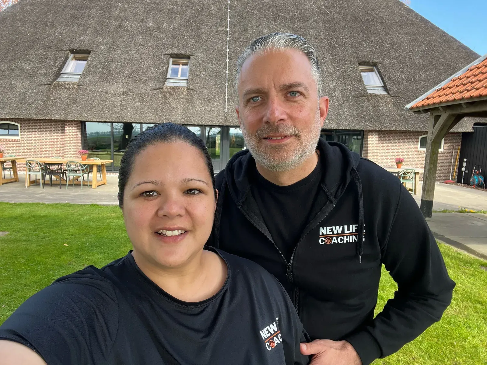 Martin en Wendy in gesprek tijdens het retreat